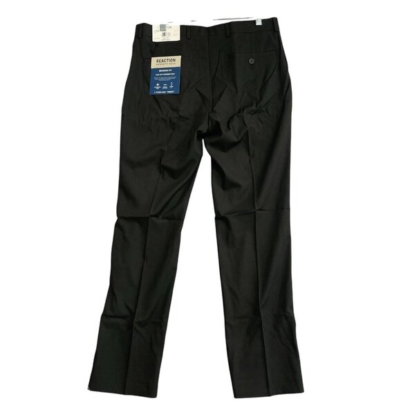 NEW Kenneth Cole Reaction Men's 32W X 30L Modern Fit Black Suit Pants Flex - Picture 3 of 7